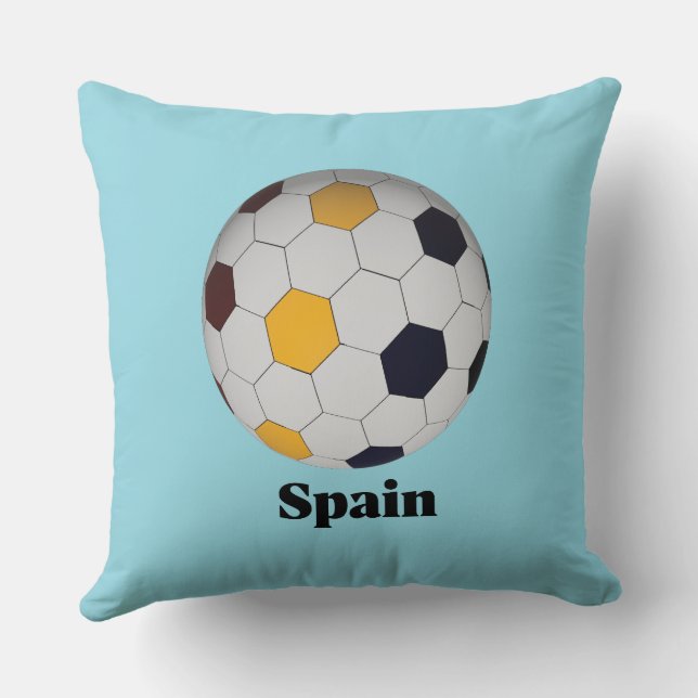 Spain soccer cushion (Back)