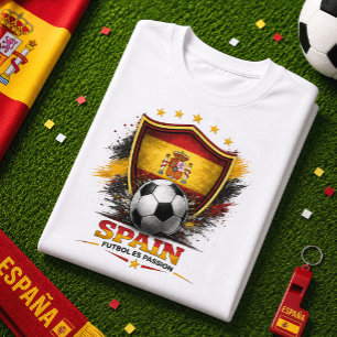 Spain Soccer Fan La Roja Football World Cup Futbol T-Shirt