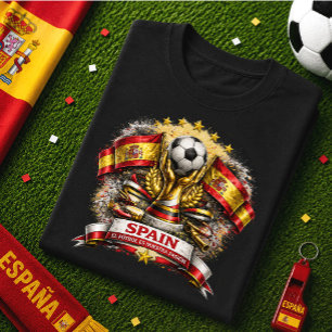 Spain Soccer Fan La Roja Football World Cup Futbol T-Shirt