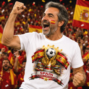 Spain Soccer Fan La Roja Football World Cup Futbol T-Shirt