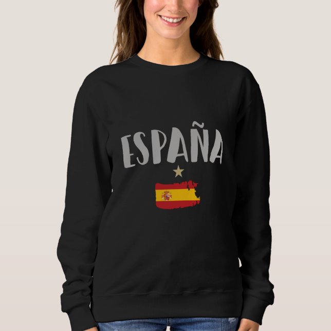Spain Soccer Football Fan Shirt Flag (Front)