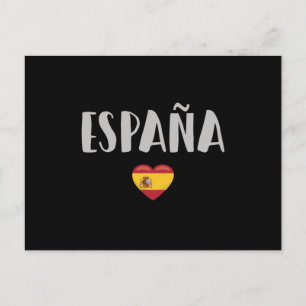 Spain Soccer Football Fan Shirt Flag Postcard