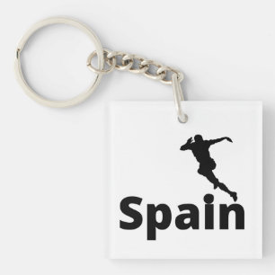 Spain Soccer Key Ring