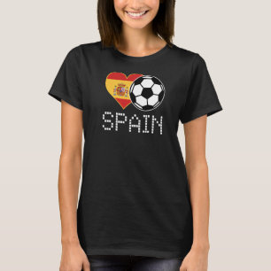 Spain Soccer Spanish Flag Espana Love Country Prid T-Shirt
