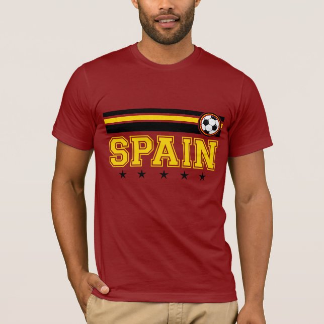 Spain Soccer T-Shirt (Front)