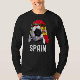 Spain Soccer Team 2022 Arab Keffiyeh Spain Flag Fo T-Shirt