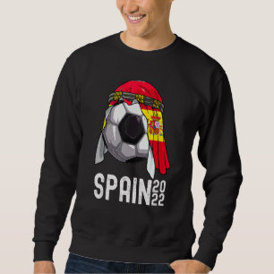 Spain Soccer Team 2022 Arab Keffiyeh Spain Flag Sweatshirt