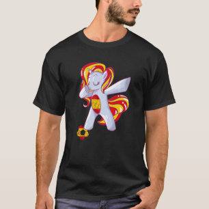 Spain Soccer Unicorn Ball Spanish Flag Espana Span T-Shirt