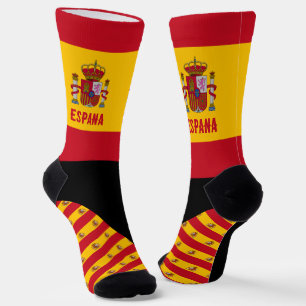 Spain Socks, Spanish flag colours, España / sports Socks