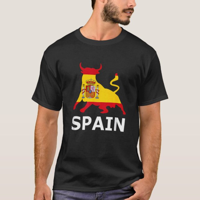 Spain  Spanish Bull Fighting Spain T-Shirt (Front)