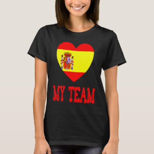 Spain Spanish Flag National Elf Barcelona T-Shirt