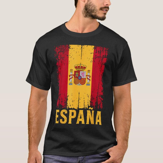 Spain Spanish Flag T-Shirt (Front)