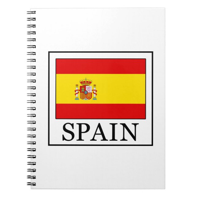 Spain Spiral Notebook (Front)