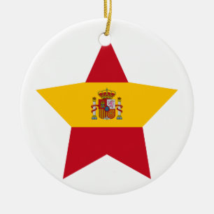Spain Star Ceramic Tree Decoration