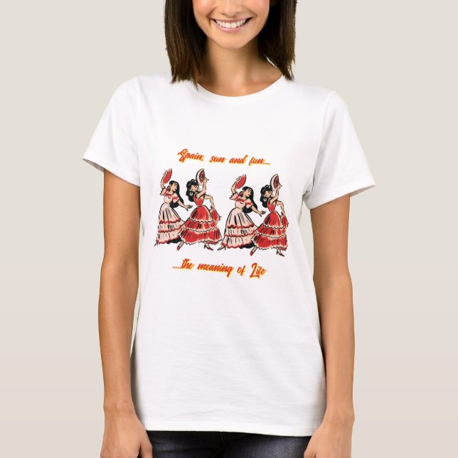 Spain Sun and Fun Women's T-Shirt (Front)