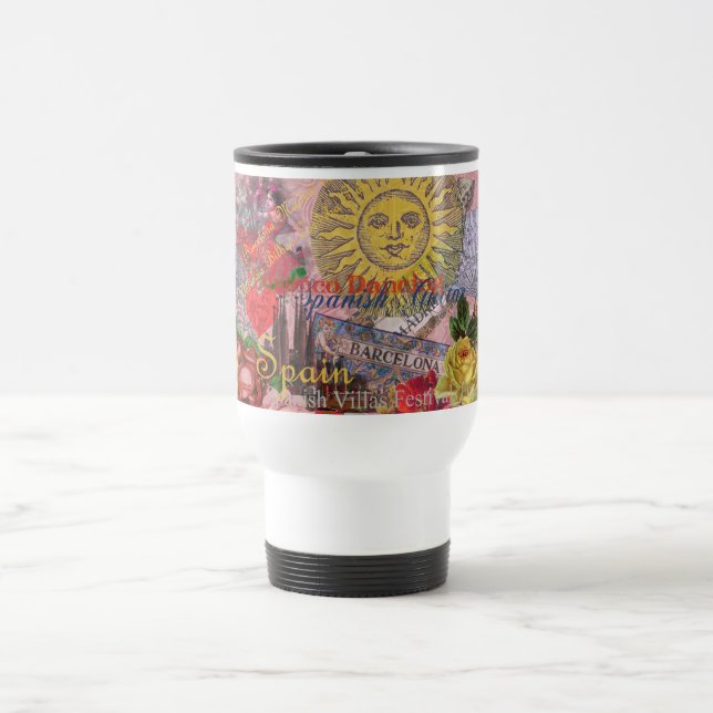 Spain Sunshine Spanish Travel Art Mug (Center)