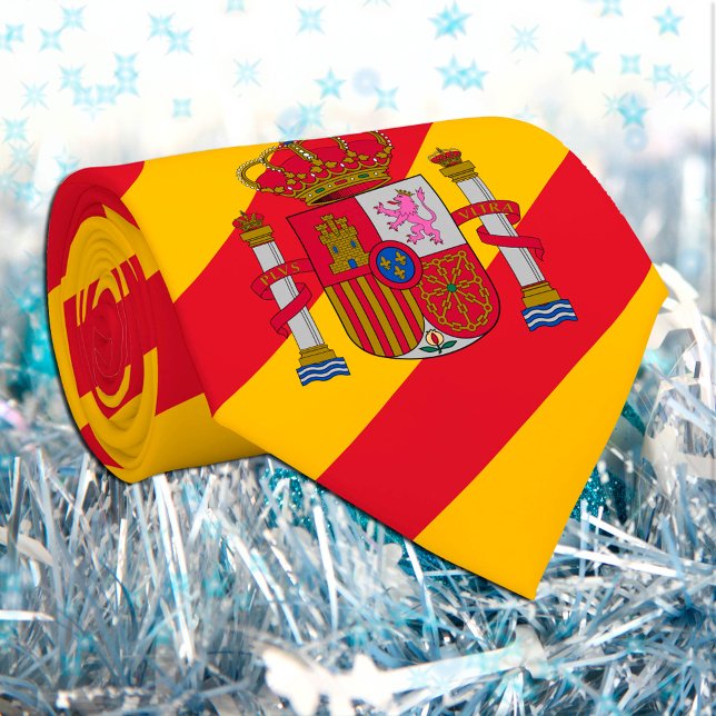 Spain Ties, fashion Spanish Flag business Tie (Creator Uploaded)