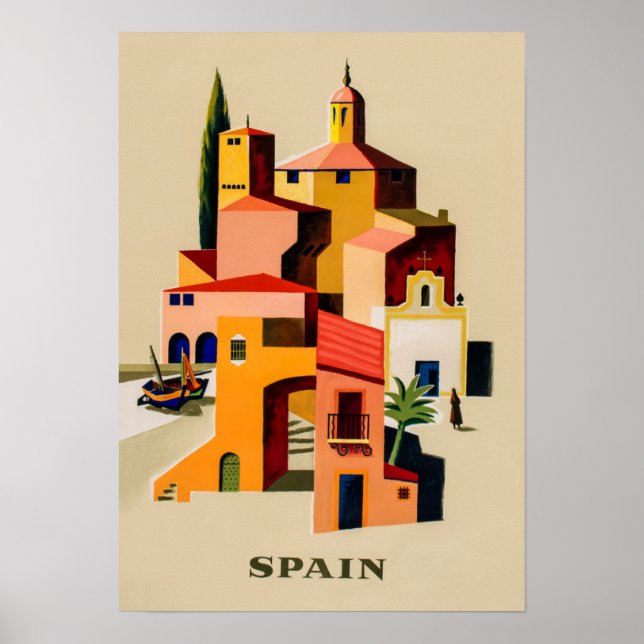 Spain travel poster (Front)