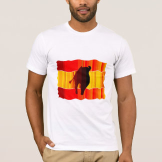 Spain unique flag and bull design T-Shirt