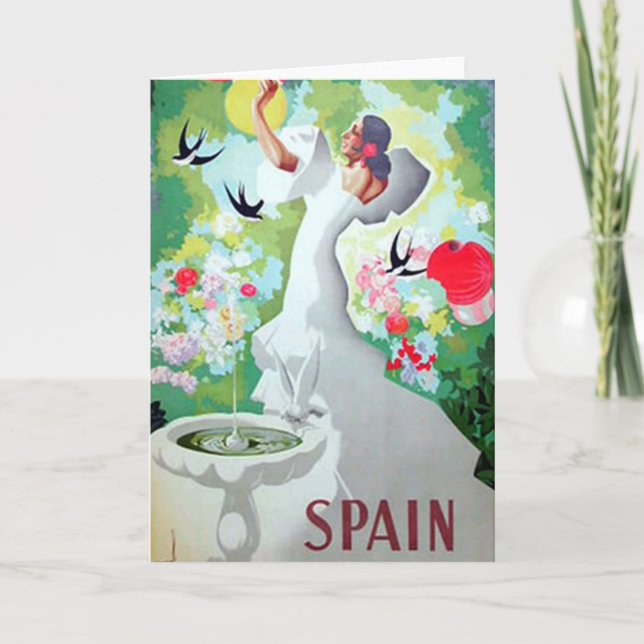 Spain Vintage Image Card (Front)