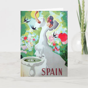 Spain Vintage Image Card