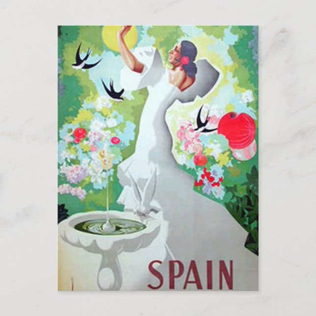 Spain Vintage Image Postcard (Front)
