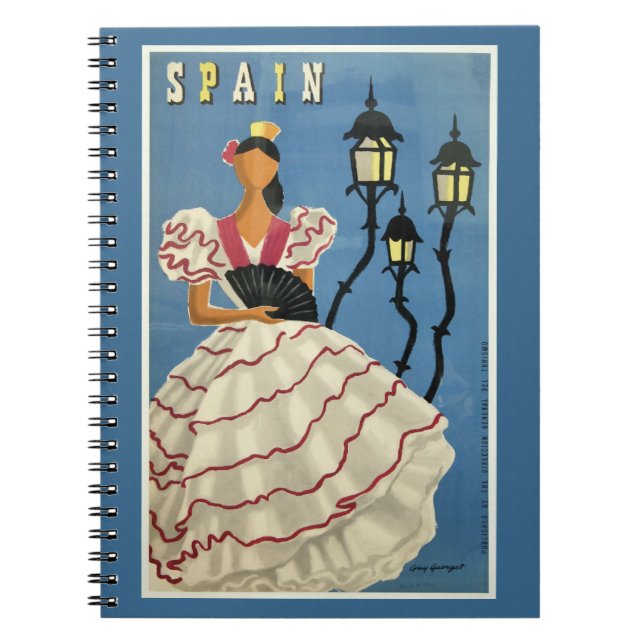 SPAIN Vintage Travel notebook (Front)