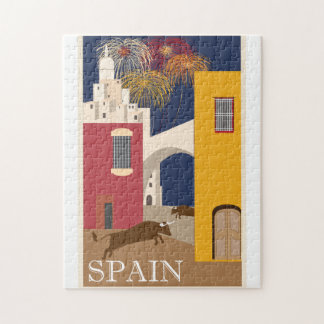 Spain vintage travel poster jigsaw puzzle