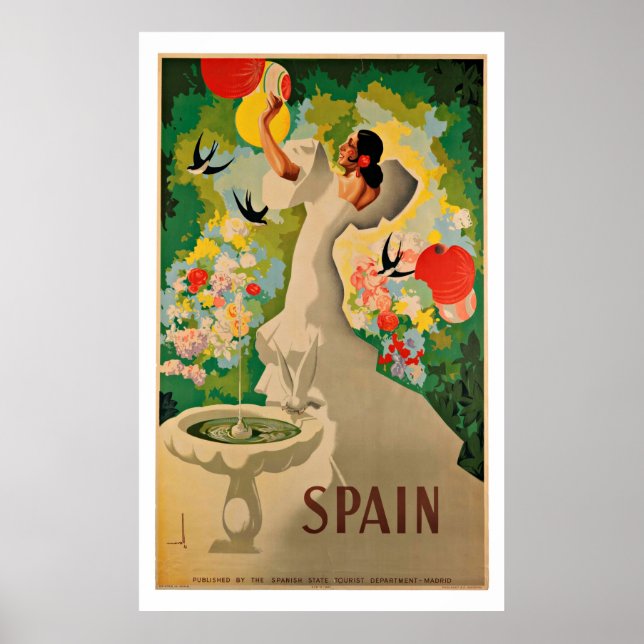 Spain - Vintage Travel Posters (Front)