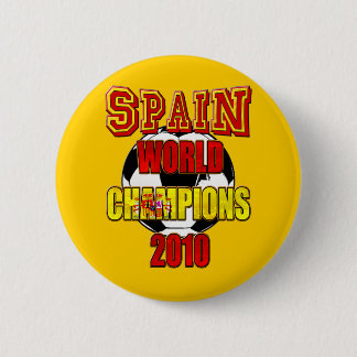 Spain World Champions 2010 6 Cm Round Badge