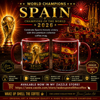 Spain World Champions 2026 Collector Coffee Mug