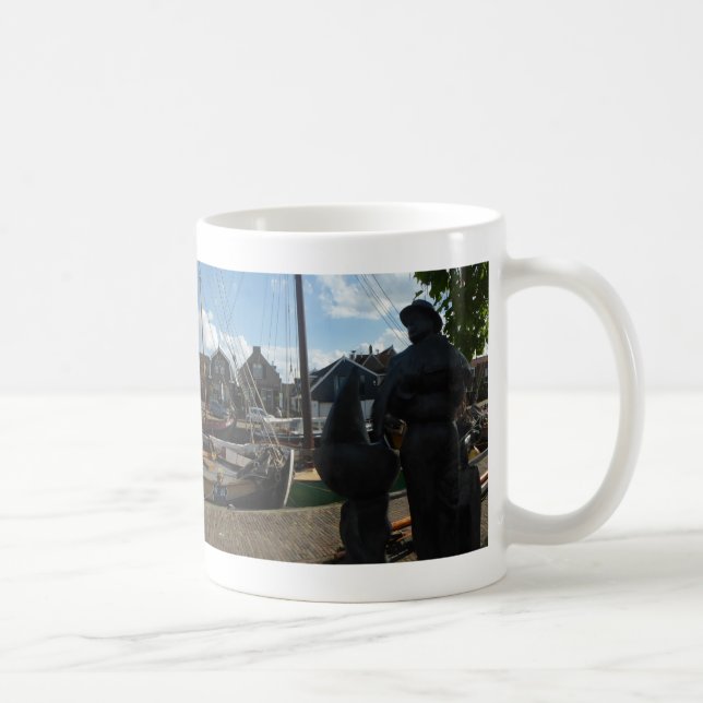 Spakenburg Harbour Panoramic Coffee Mug (Right)