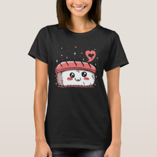 Spam Musubi Food Instruction Diagram Japanese Hawa T-Shirt