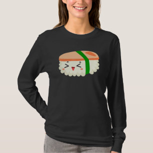 Spam Musubi Food Instruction Diagram Japanese Hawa T-Shirt