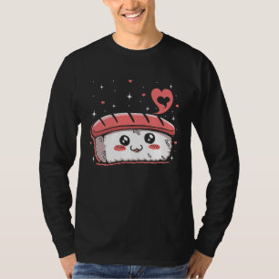 Spam Musubi Food Instruction Diagram Japanese Hawa T-Shirt