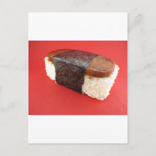 Spam Musubi Postcard