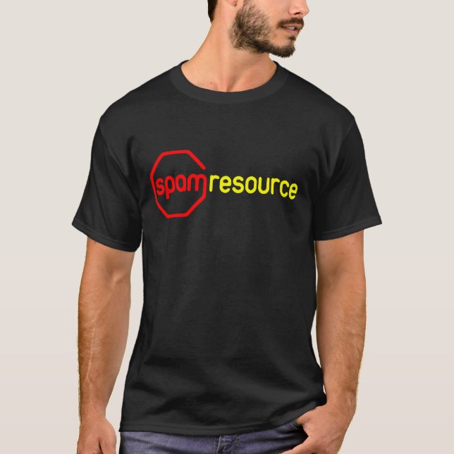 Spam Resource Dark T-Shirt (Front)