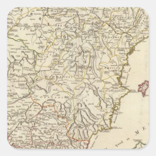 Spance and Portugal 2 Square Sticker