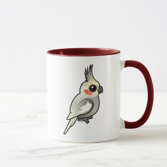 Spangled Cockatiel Mug (Right)
