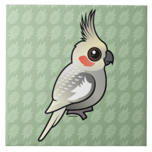 Spangled Cockatiel Tile