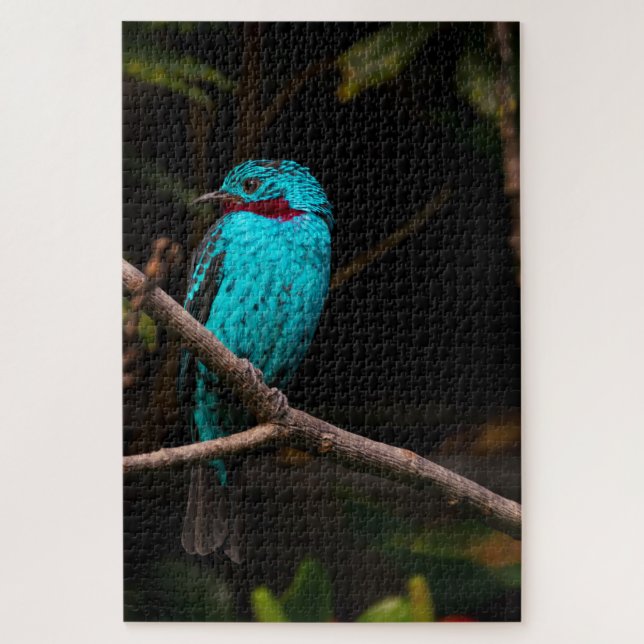 Spangled Cotinga Jigsaw Puzzle (Vertical)