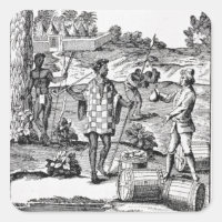 Spaniard Bartering with Natives of Patagonia