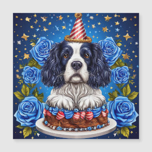 Spaniel Birthday Dog Festive Party 🎉🐶🎂✨