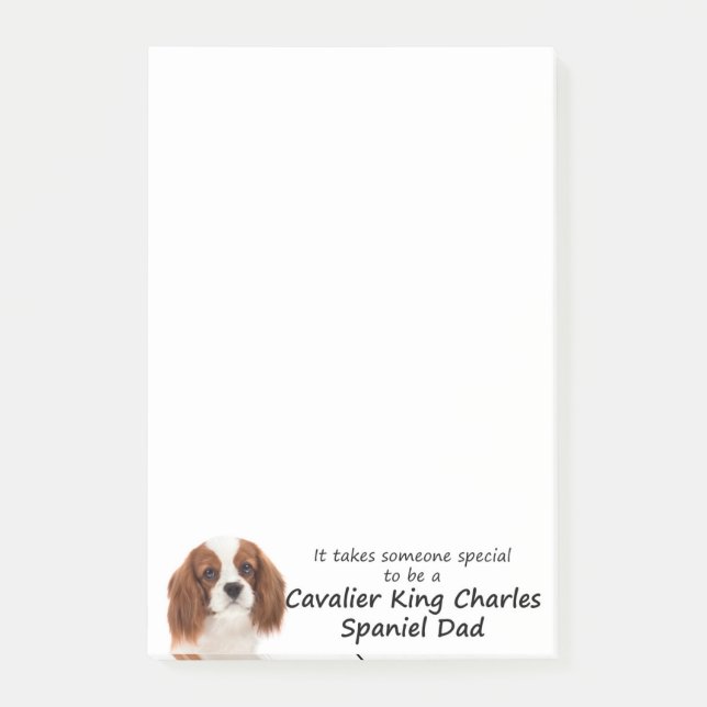 Spaniel Dad Post-It Notes (Front)