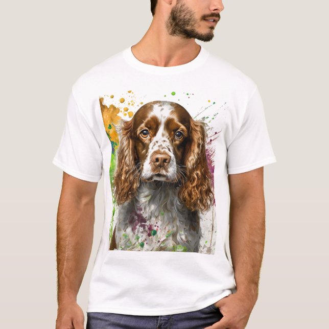 Spaniel Dog T-Shirt (Front)
