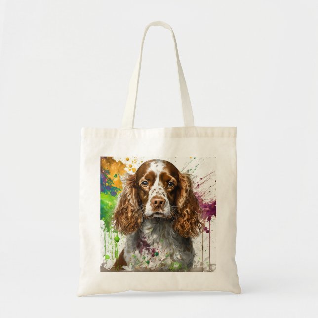 Spaniel Dog Tote Bag (Front)