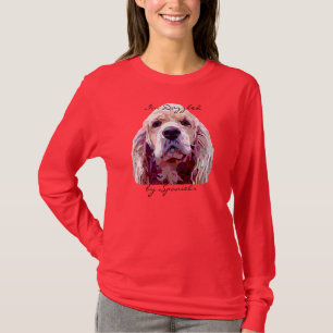 Spaniel Face in Dazzling Colours T-Shirt