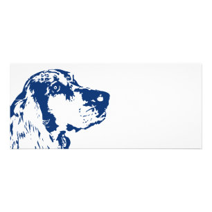 Spaniel face rack card