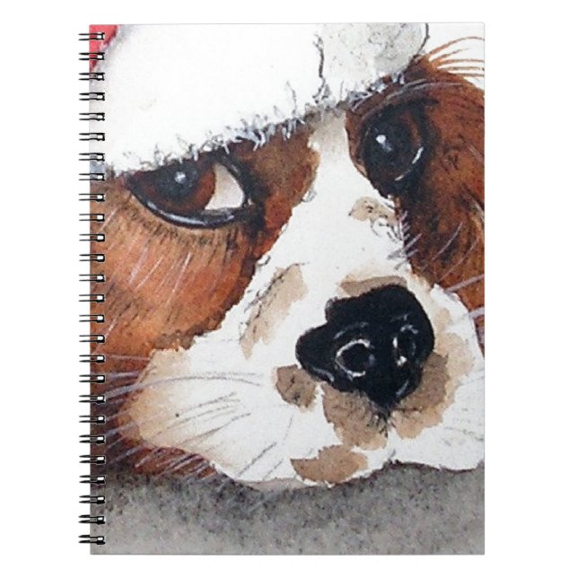Spaniel puppy spiral notebook (Front)