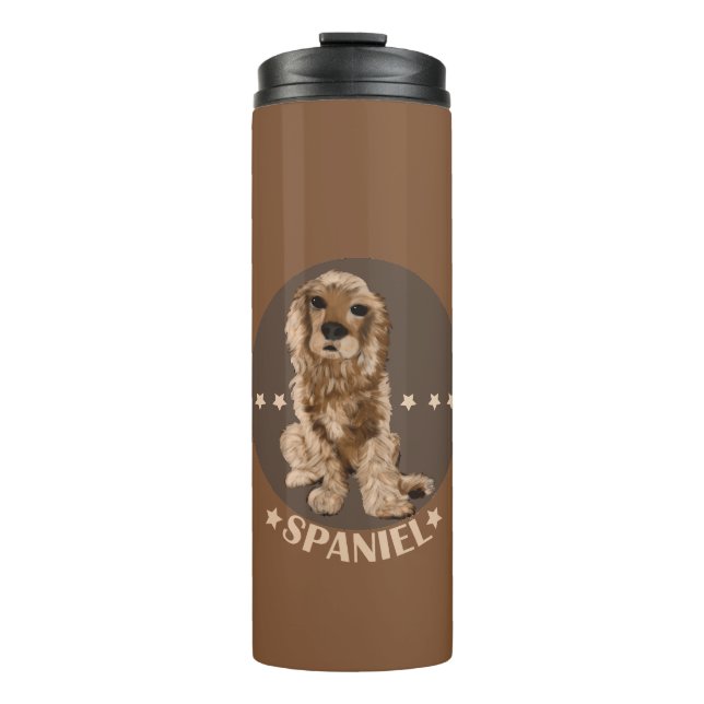 Spaniel  thermal tumbler (Front)